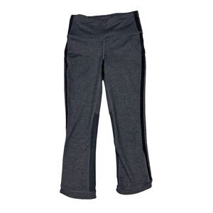 LULULEMON Size 4 Leggings HIT IT High Rise 22" Crop Heather Gray‎ Women's